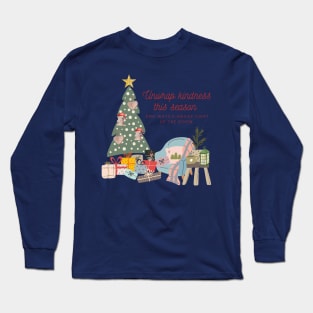 Unwrap kindness this season and watch smiles light up the room. Long Sleeve T-Shirt